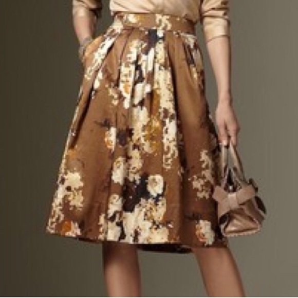 Talbots Dresses & Skirts - Talbots Neutrals Floral A Line Full Skirt